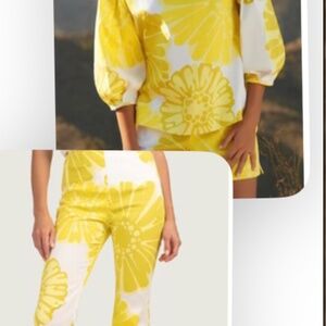 Trina Turk Coba Top & Byrony Pant Set gently worn.
